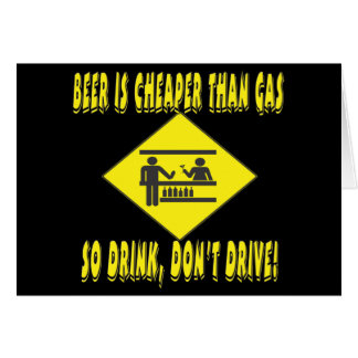 Beer is Cheaper Than Gas Cards