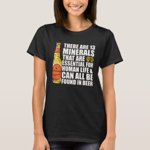 Beer is Essential for Life Fun Fact Beer Drinker T-Shirt