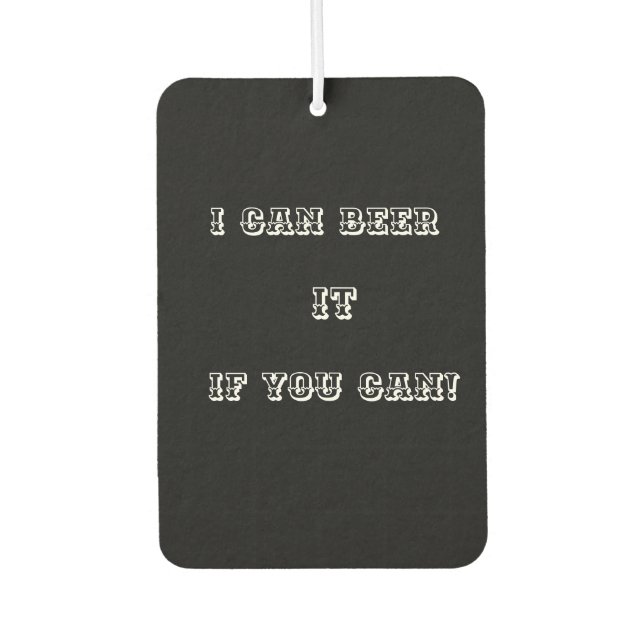 Beer It     Air Freshener (Front)