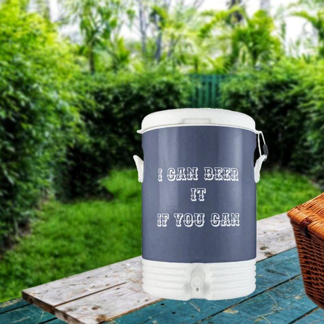 Beer It Igloo Half Gallon Beverage Cooler (This Beer It Igloo Beverage Cooler, sets the tone for a fun outdoor experience!)