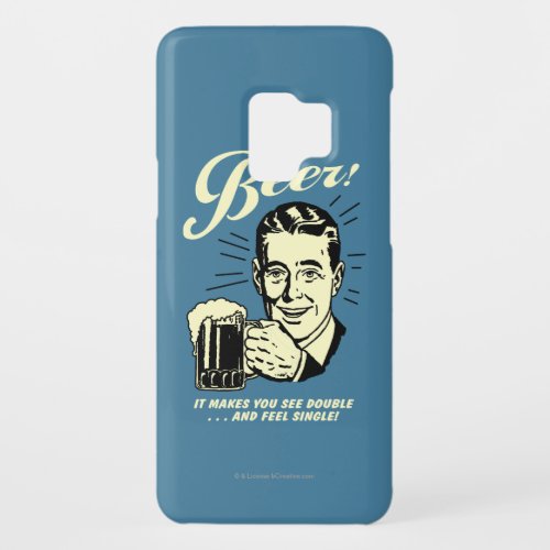 Beer It Makes You See Double Case_Mate Samsung Galaxy S9 Case