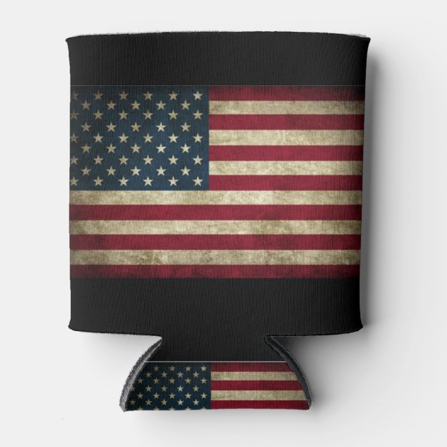 Beer Koozie (US Flag) (Front)