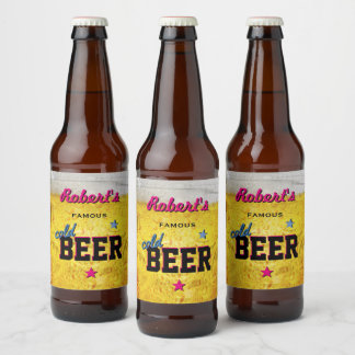 Beer Label with your Name on it
