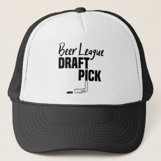 Beer League Hockey Draft Pick Trucker Hat