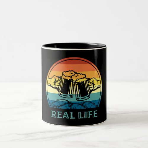 Beer life retro style Coffee Mugs