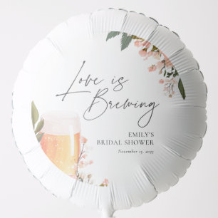 Beer Love is Brewing Bridal Shower Balloon