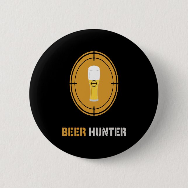 Beer Lover | Beer Hunter Button (Front)