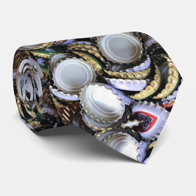 Beer Lover Cool and Trendy  I Love Beer Neck Tie (Rolled)