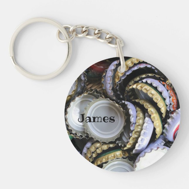 Beer Lover Cool and Trendy Keychain (Front)