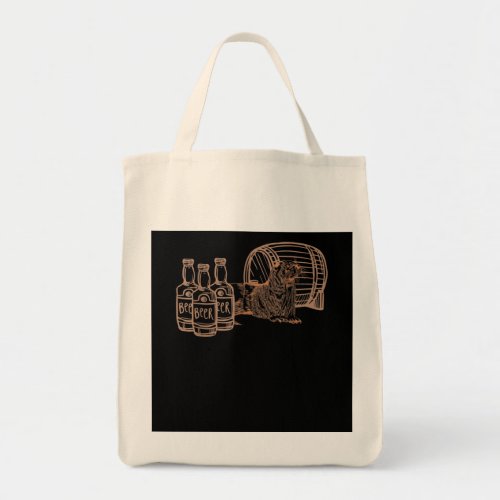 Beer Lover Drinking Drunk Otter Tote Bag