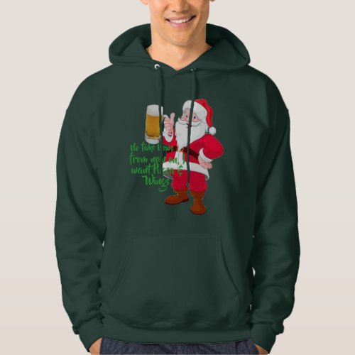 beer lover santa christmas sweatshirt fake news