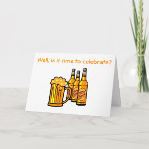 BEER LOVERS CELEBRATE "40th" BIRTHDAY Card