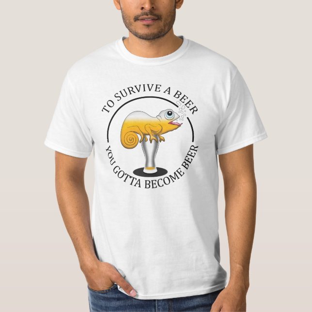 Beer Lover's Funny Quote - Beer T-Shirt (Front)