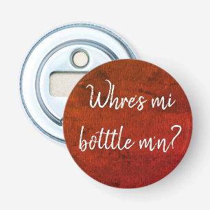 Beer Lover's Personalized Bottle Opener