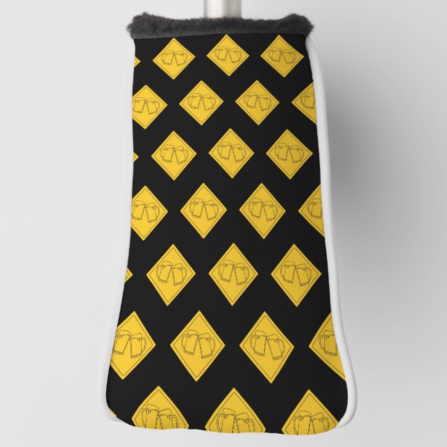 Beer Lovers Sign Golf Head Cover (Rotate 90)