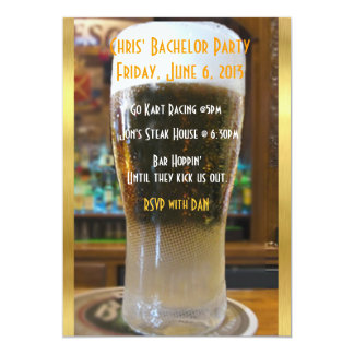 Beer me Bachelor party Card