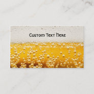 Beer Me Business Card at Zazzle