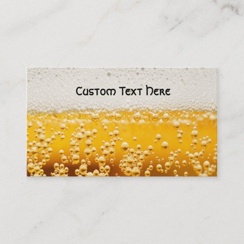 beer me business card