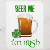 Beer Me I'm Irish (Front/Back)