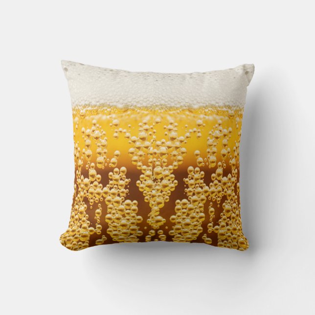 Beer Me! Throw Pillow (Front)
