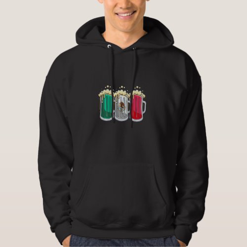 Beer Mexican Flag Latin America Mexico Hoodie