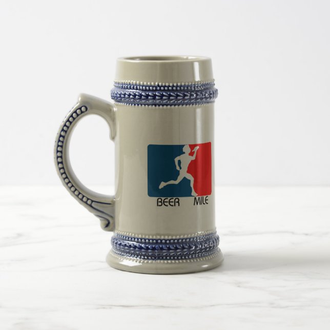 Beer Mile Logo Stein (Left)