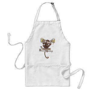 Beer Monkey by Mudge Studios Adult Apron