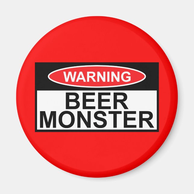 Beer monster magnet (Front)