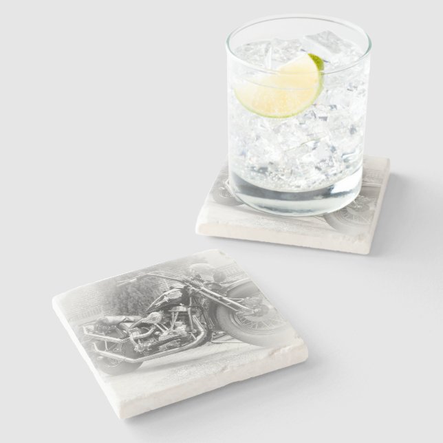 Beer Motorcycle Coaster 12 (Side)