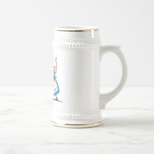 Beer Mug Bavarian Couple Pretzel