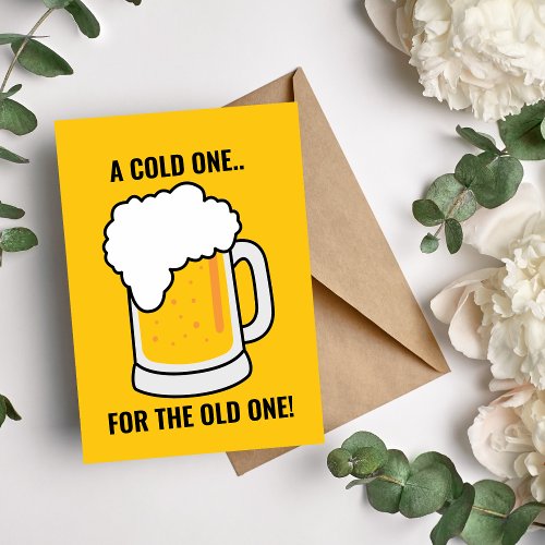 Beer Mug Birthday Card