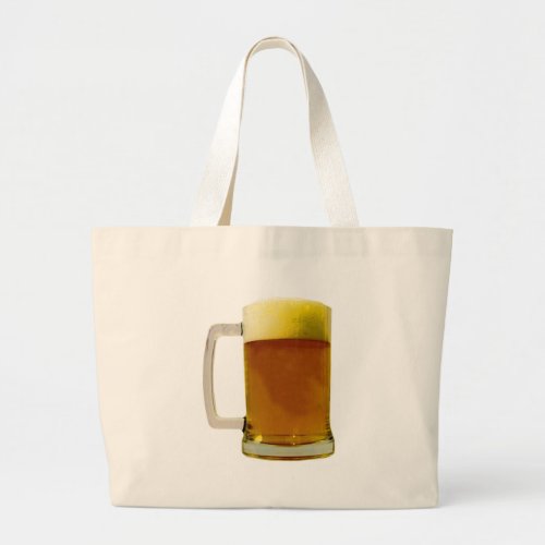 Beer Mug Large Tote Bag