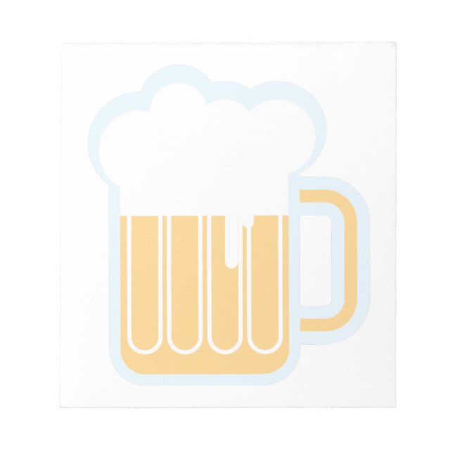 Beer Mug Notepad (Front)