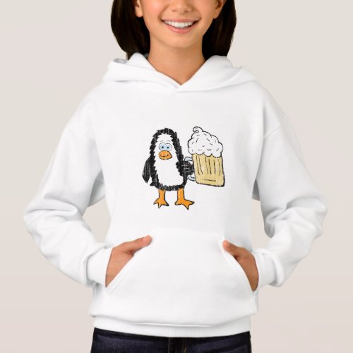 Beer Mug Penguin Hoodie