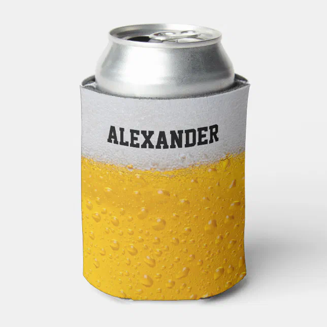 Beer Mug Personalize Can Cooler Zazzle