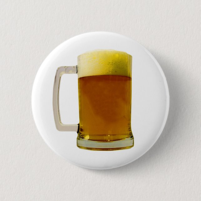 Beer Mug Pinback Button (Front)
