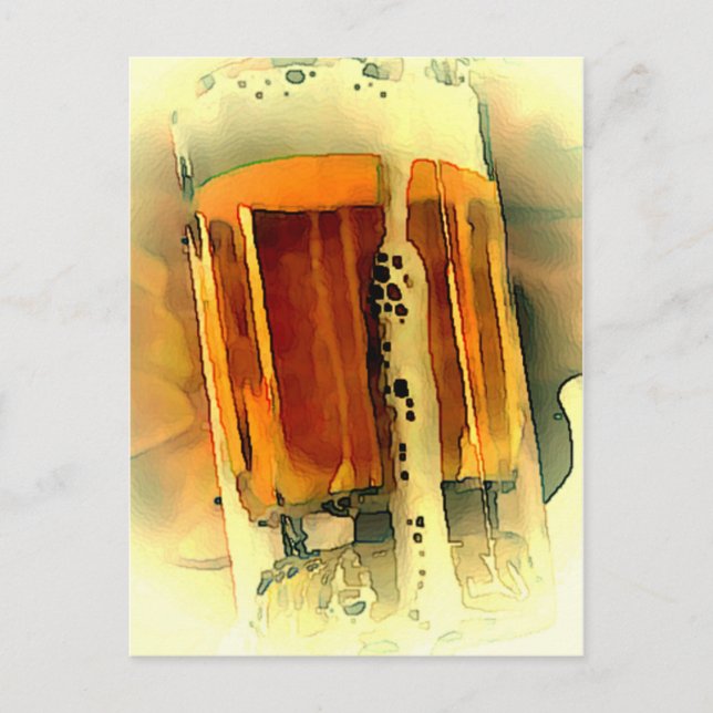 Beer Mug Postcard (Front)