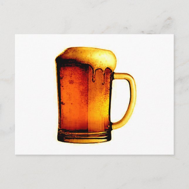 Beer Mug Postcard (Front)