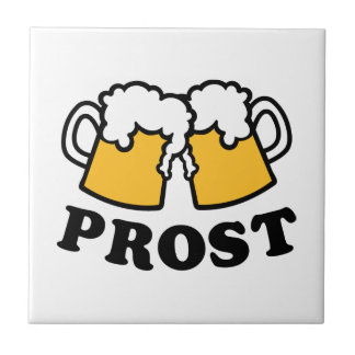 Beer mug Prost Cheers Ceramic Tile