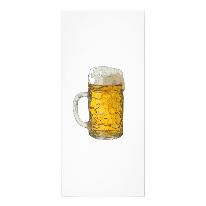 Beer Mug Rack Cards