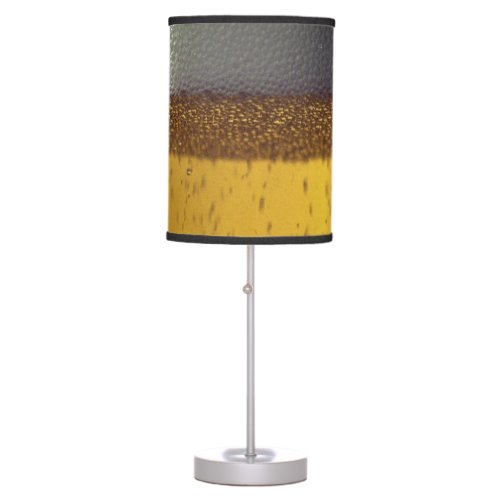 Beer Mug with Bubbles and Foam Table Lamp