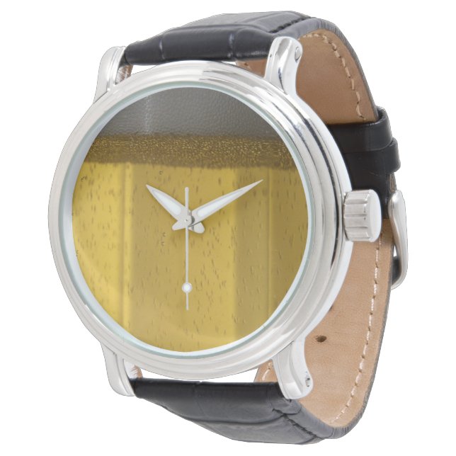 Beer Mug with Bubbles and Foam Watch (Angled)