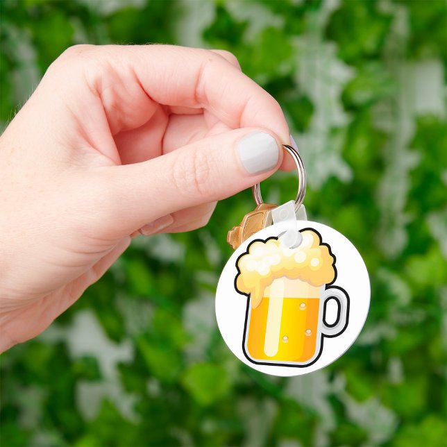 Beer Mug with Frothy Foam Keychain (Creator Uploaded)