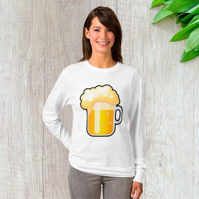Beer Mug with Frothy Foam T-Shirt (Creator Uploaded)