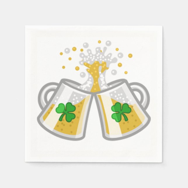Beer Mugs Napkins (Front)