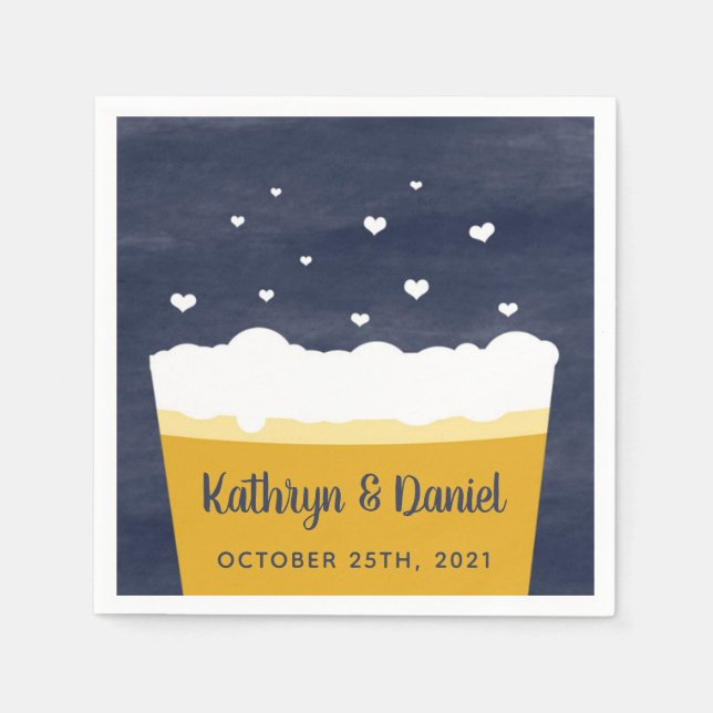 Beer Napkins - A Celebration is Brewing (Front)