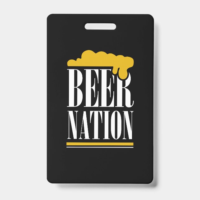 Beer Nation Badge (Front)