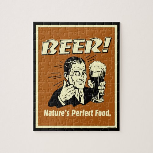Beer Natures Perfect Food Jigsaw Puzzle