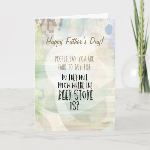Beer Oclock Funny for The Beer Drinker Mixed Card