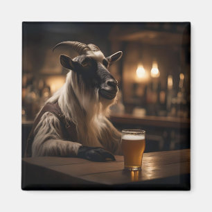 Beer Oclock Goat, Magnet